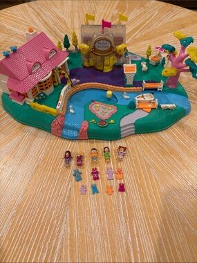 1996 COMPLETE Magical Movin’ Pollyville Polly Pocket Bluebird WORKS